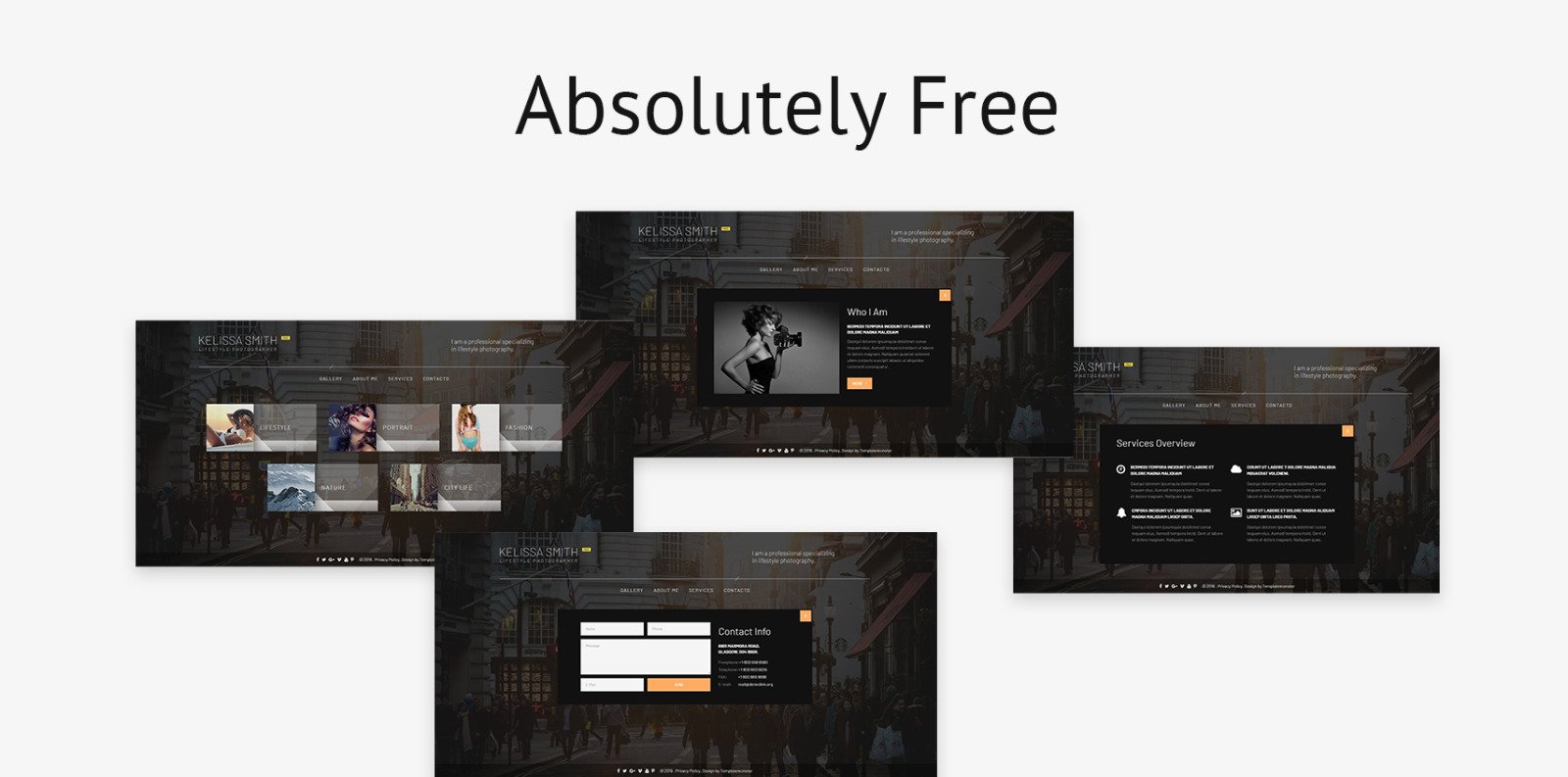 Free Full JavaScript Animated Template Website Template
