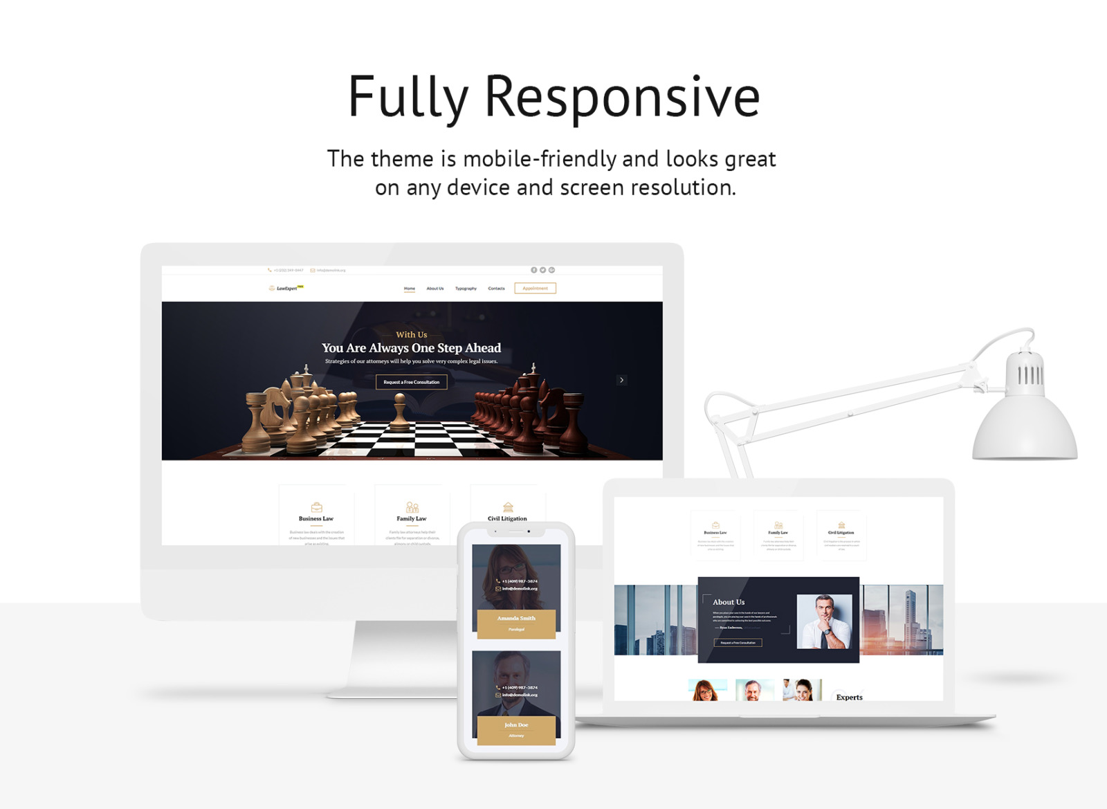 Free Responsive JavaScript Animated Template Website Template