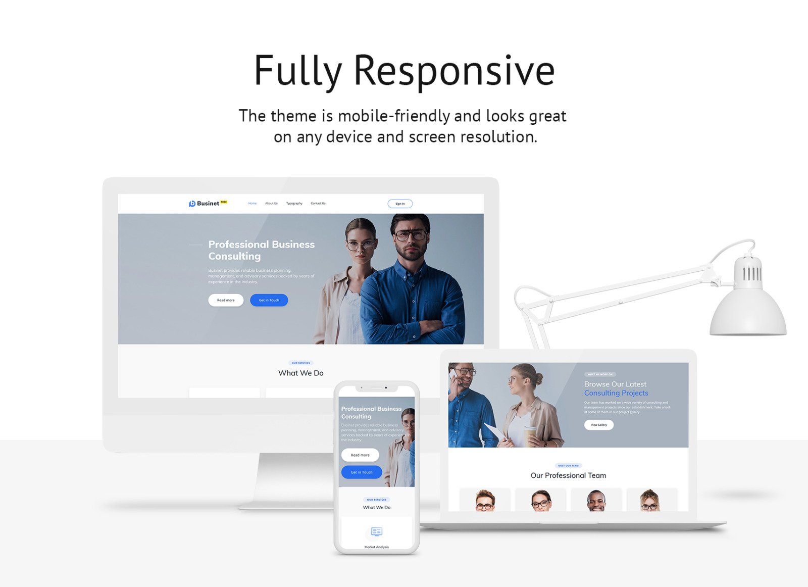 Free HTML5 Theme for Business Site Website Template