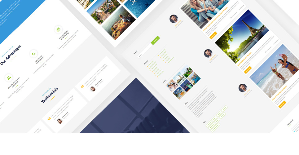 Flight Booking Website Template #53104 - TemplateMonster