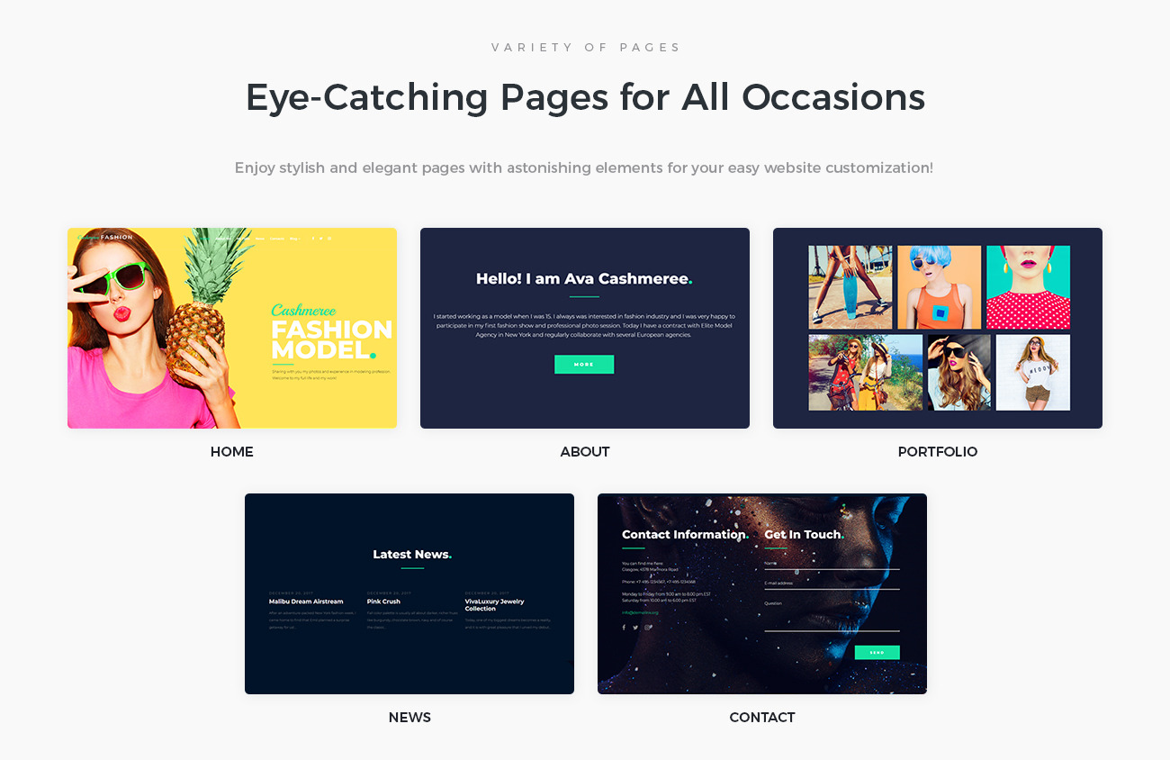 Fashion WordPress theme 53374 TemplateMonster