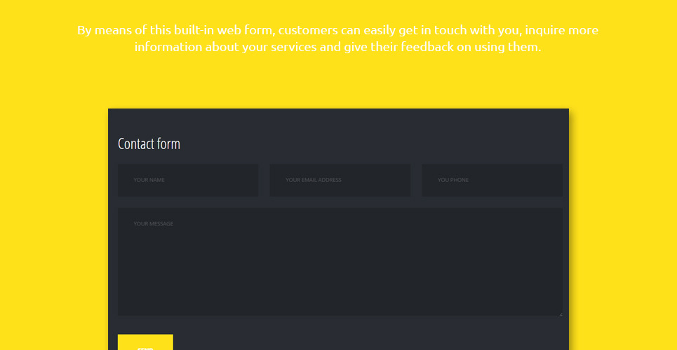 YourCV Website Template #57566 - TemplateMonster