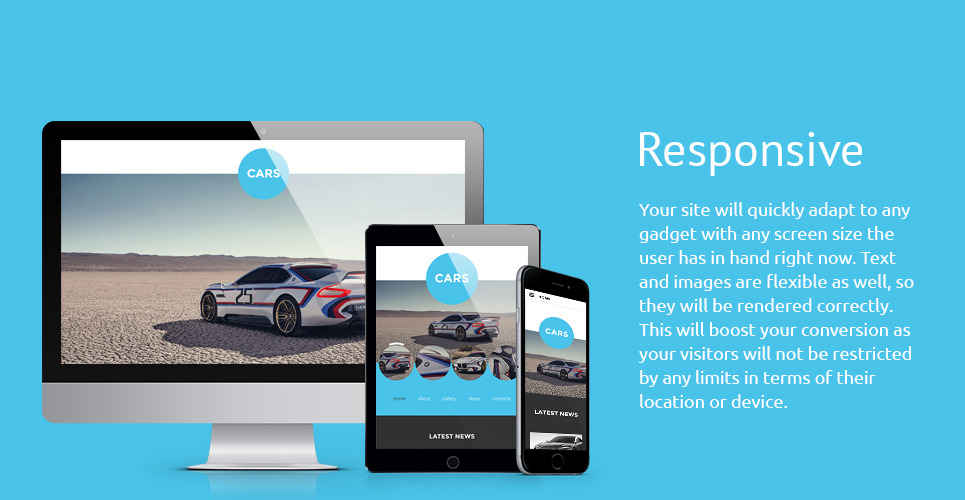 Car Club site Template 57640 TemplateMonster