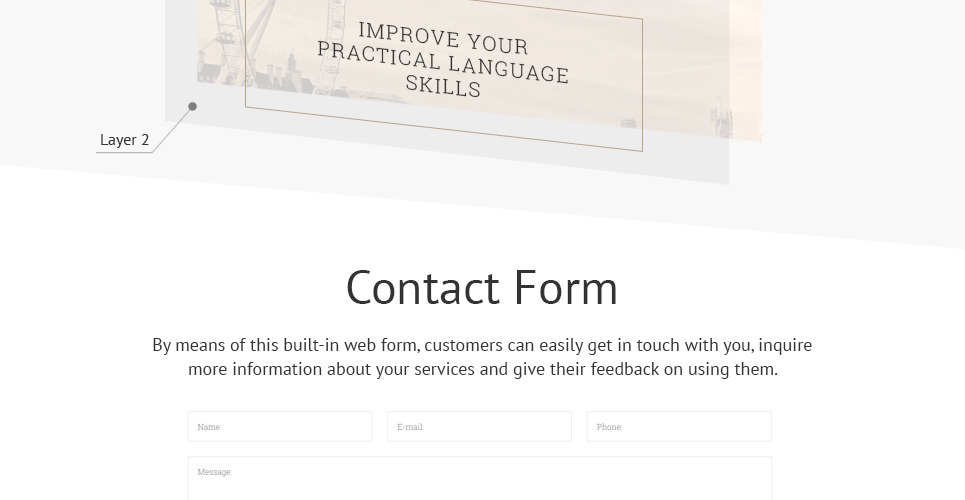 Language School Responsive Website Template - TemplateMonster
