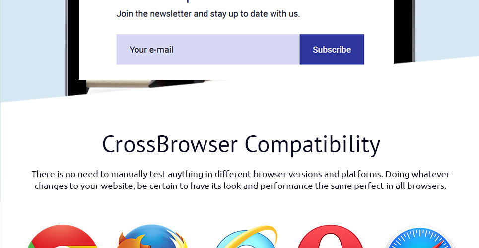 Science Lab Responsive Landing Page Template