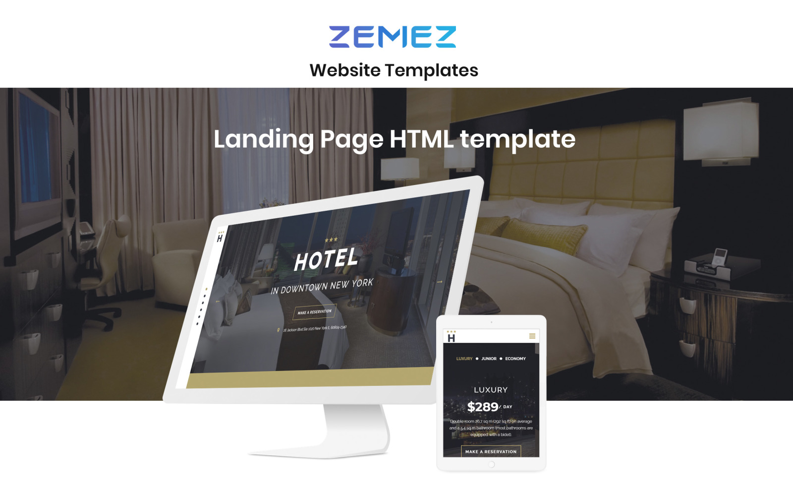 HOTEL - Travel Stylish HTML Landing Page Template