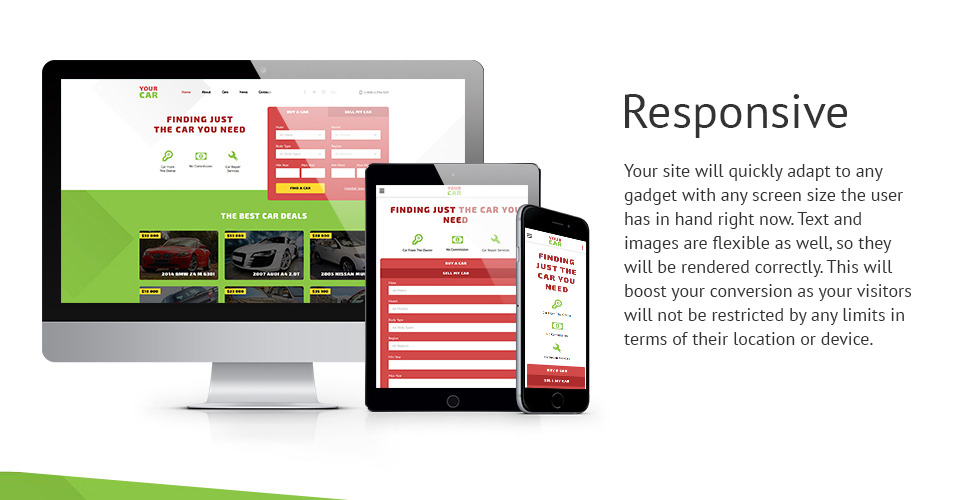 Your Car Website Template #58191 - TemplateMonster