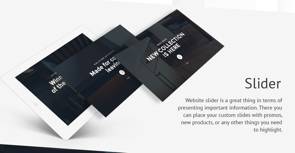 Interior Furniture Website Template - TemplateMonster