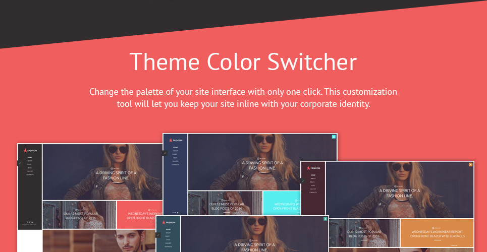 Fashion Joomla Template 58830 TemplateMonster