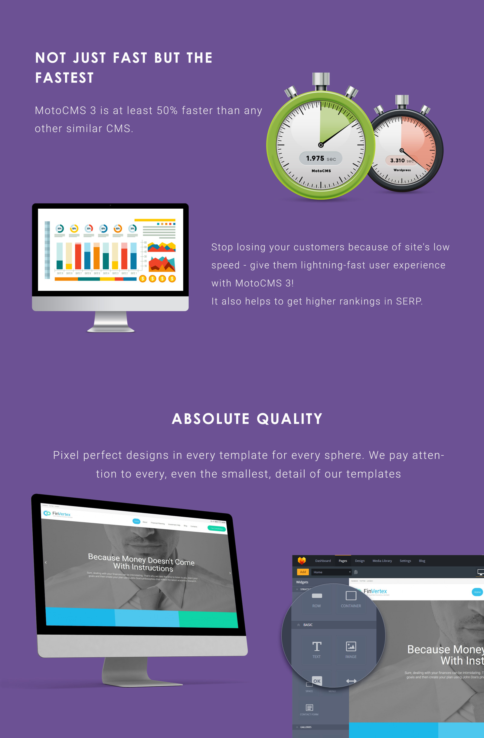 FinVertex Responsive Moto CMS 3 Template - TemplateMonster