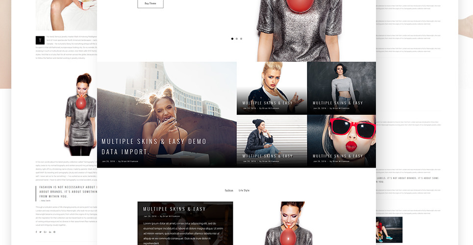 Glossy Look - Lifestyle & Fashion Blog WordPress Theme