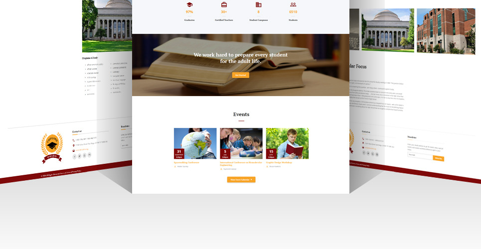 Education Responsive Website Template - TemplateMonster
