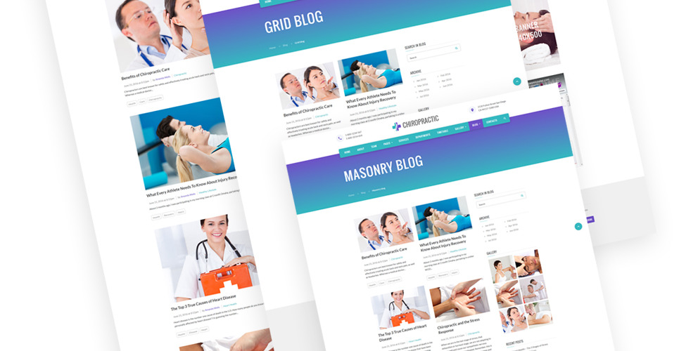Chiropractic Alternative Medicine site Template