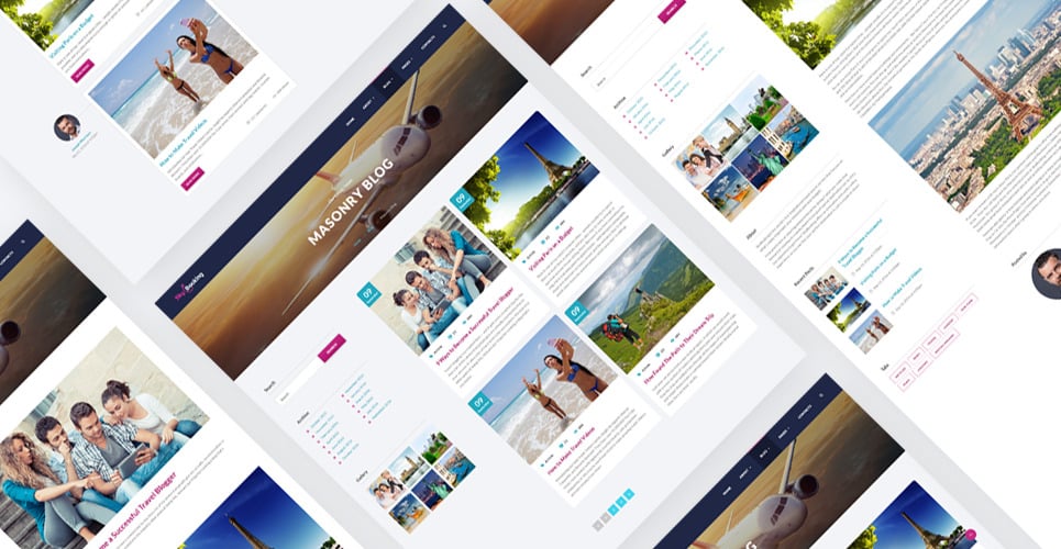 SkyBooking - Flight Booking HTML5 Website Template