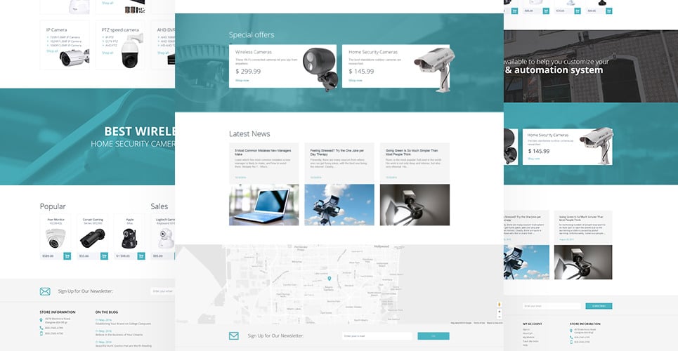 Mercore Safety Equipment Store Theme