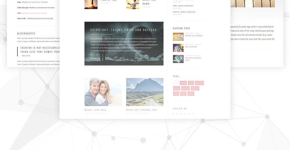 Astrology WordPress Theme