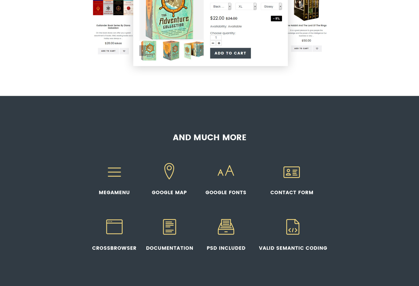 Books Responsive Shopify Theme 64927 TemplateMonster