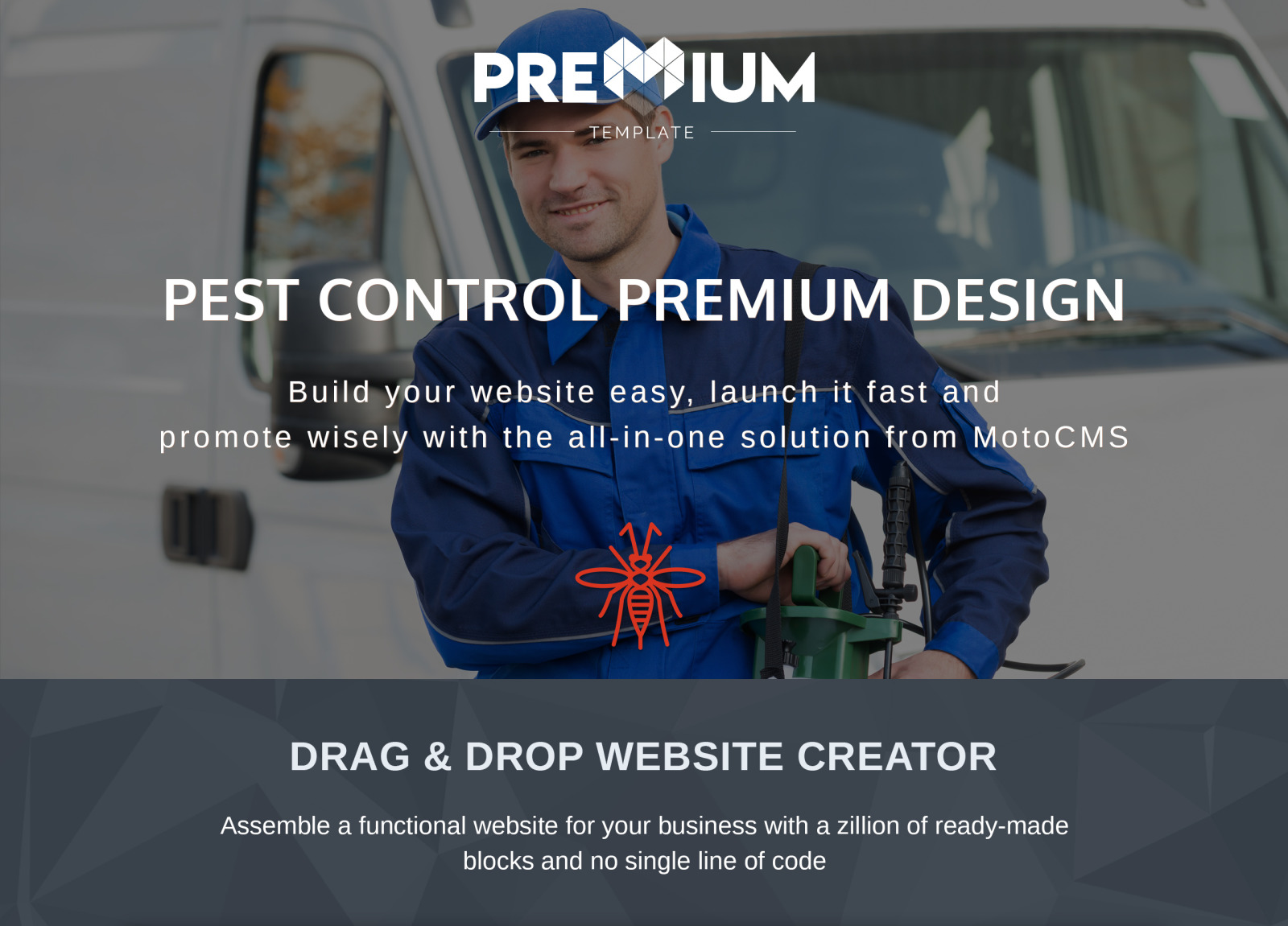 ClearWay Pest Control Premium Moto CMS 3 Template