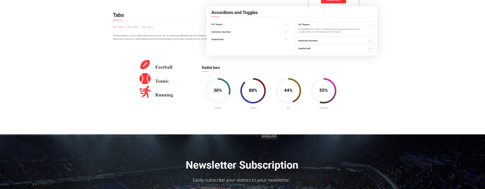 Sport Events - Sports News Joomla Template - TemplateMonster