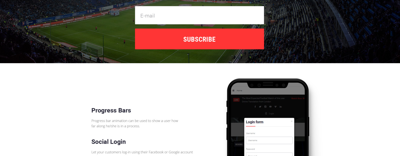Sport Events - Sports News Joomla Template - TemplateMonster