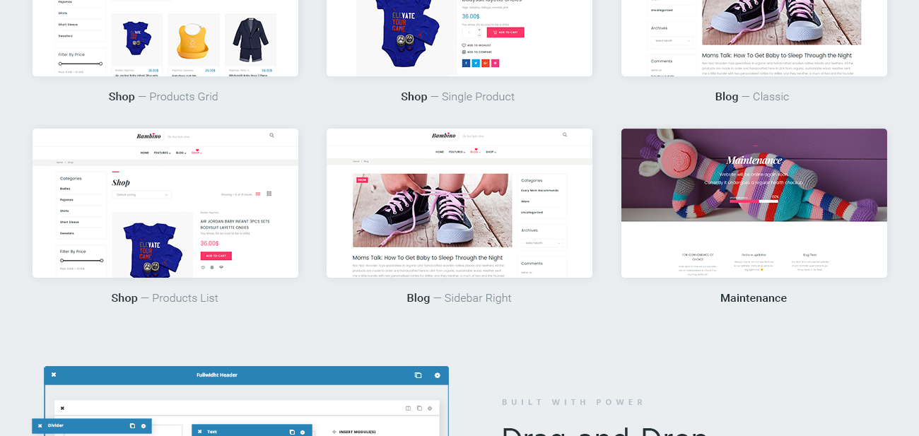 Bambino Baby Store Responsive Woocommerce Theme Bambino Baby Store Responsive Woocommerce Theme