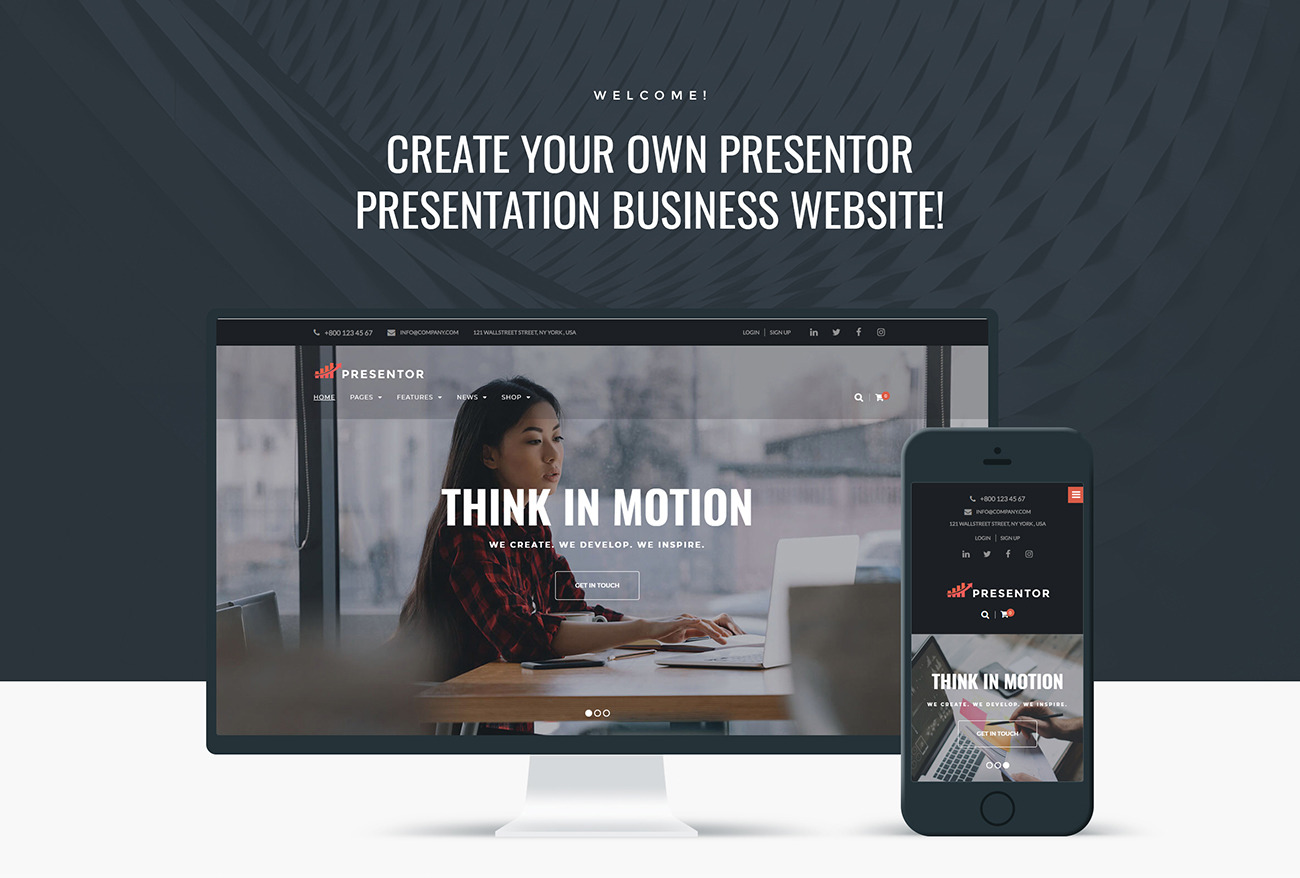 Presentor - Business WordPress Elementor Theme
