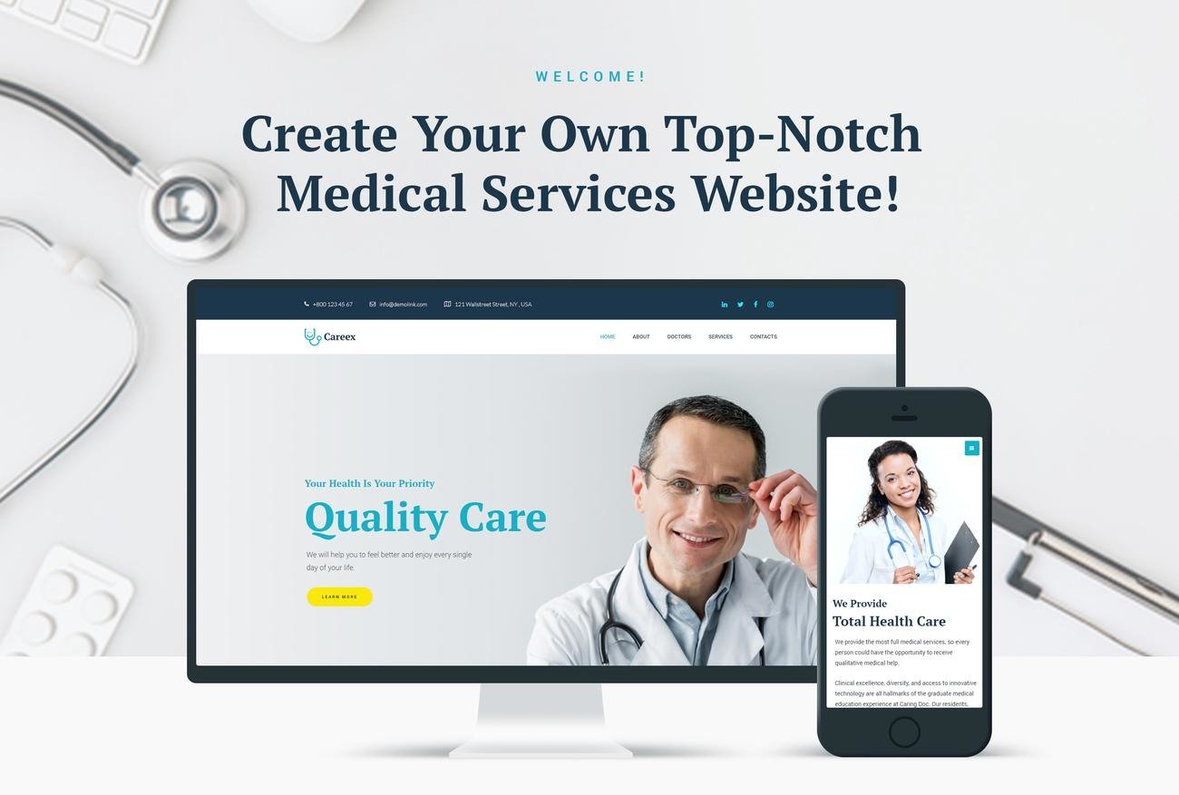 Careex - Family Doctor WordPress Elementor Theme