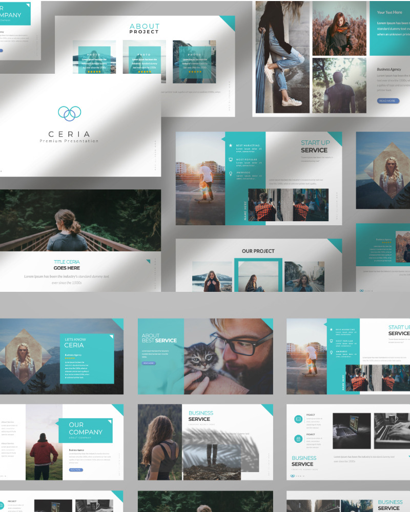 Creative Slides Powerpoint Example Ceria Creative Presentation PowerPoint template