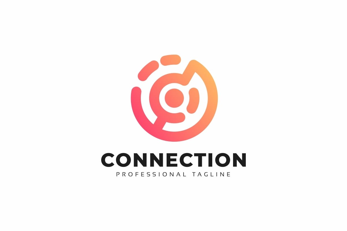 Connection Logo Template #102581 - TemplateMonster