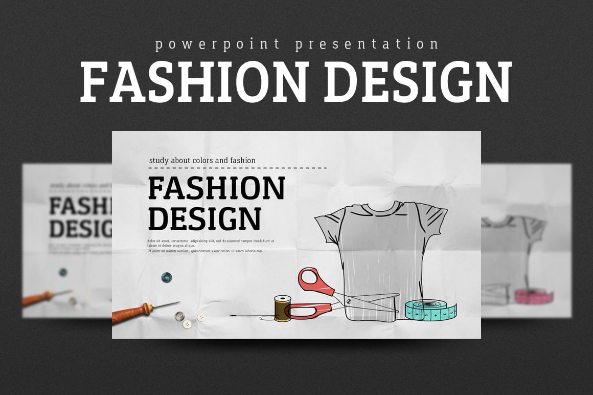presentation of fashion designing