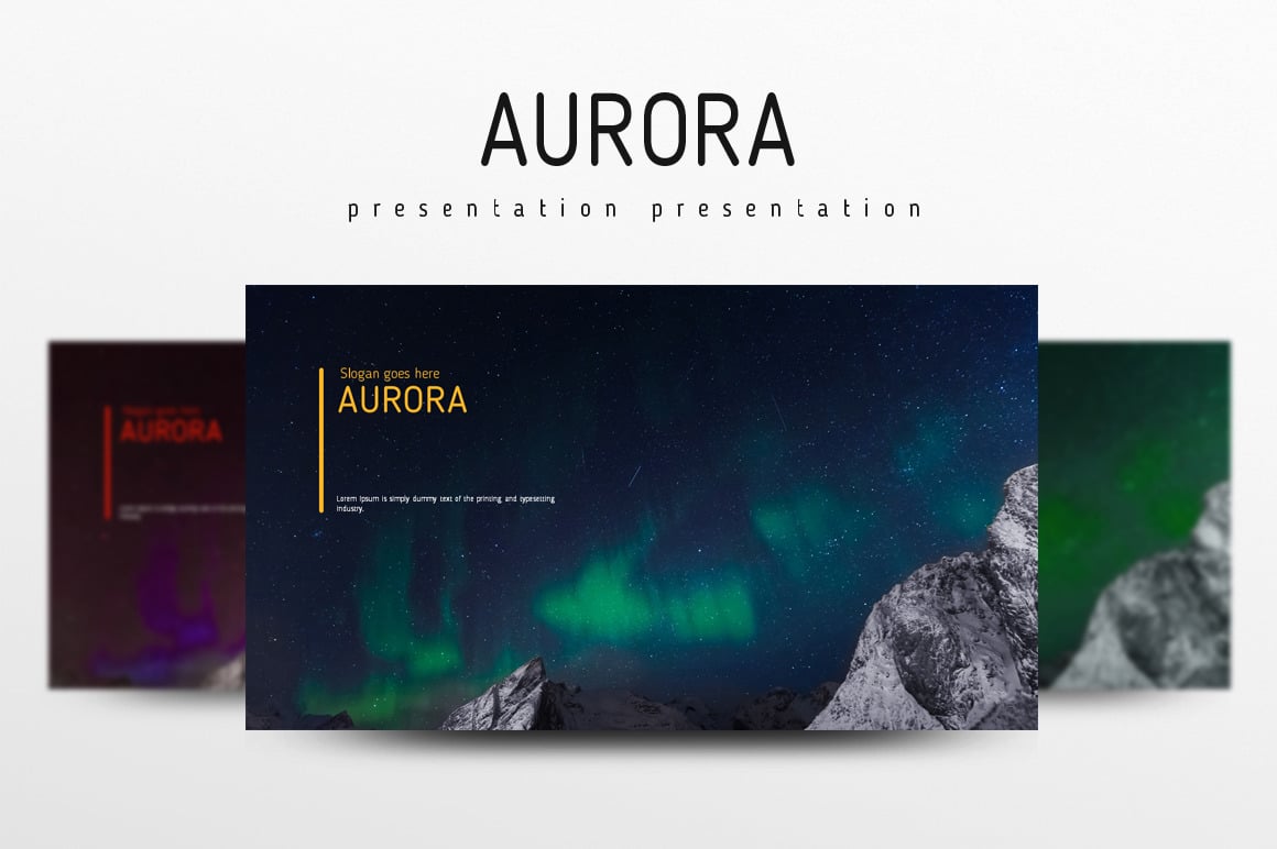 aurora 3d presentation templates free download