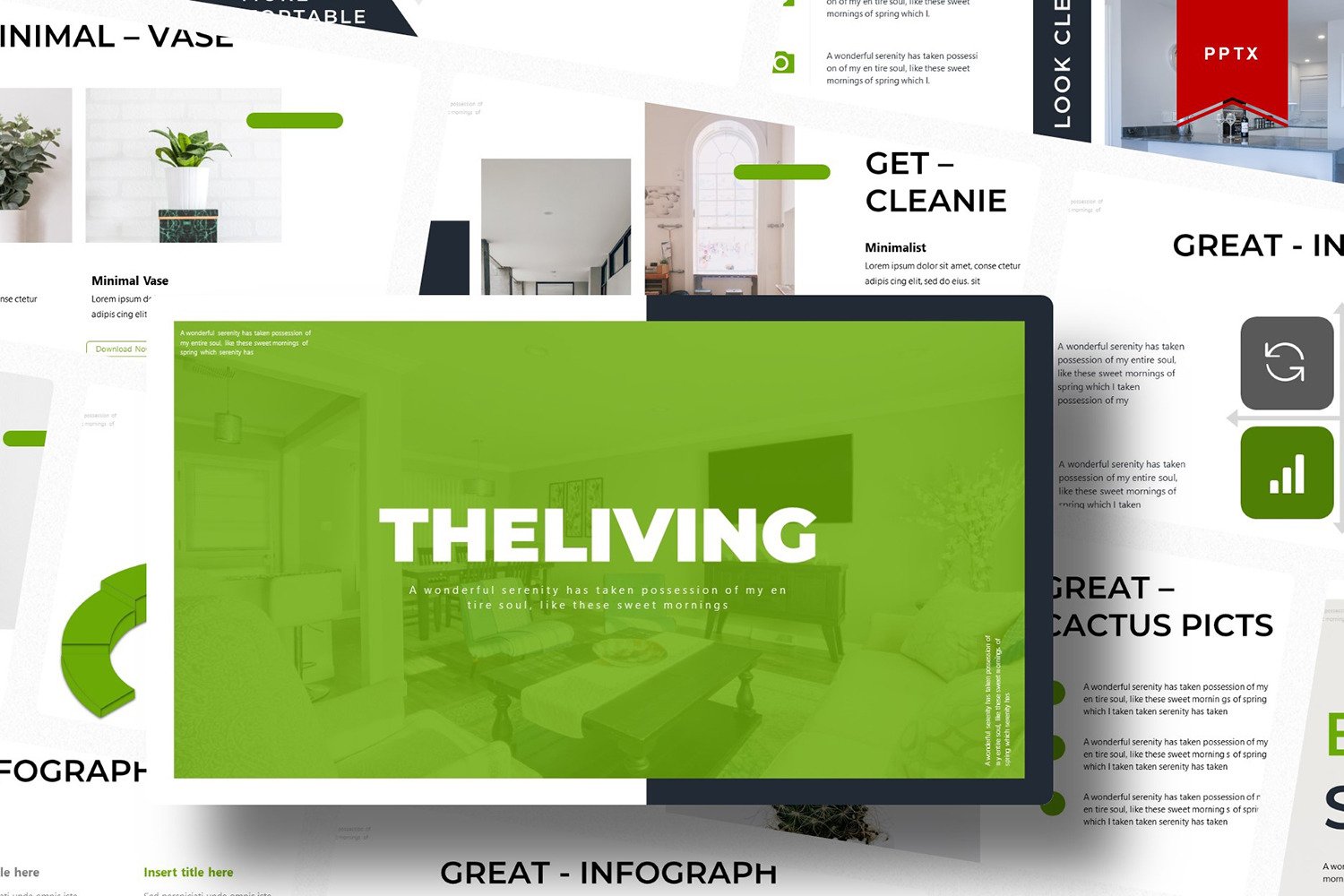 The Living | PowerPoint Template #103393 - TemplateMonster