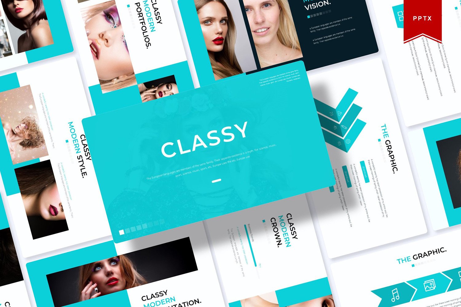 Classy PowerPoint Template 103438 TemplateMonster