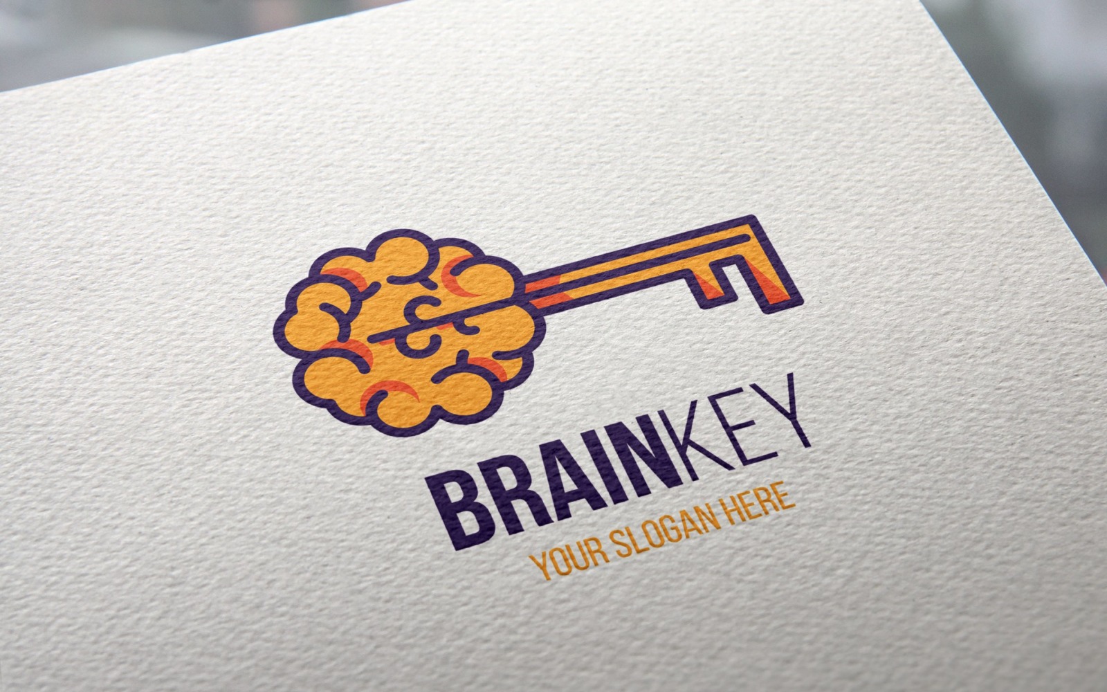 Creative Brain Key Logo Template #106948 - TemplateMonster