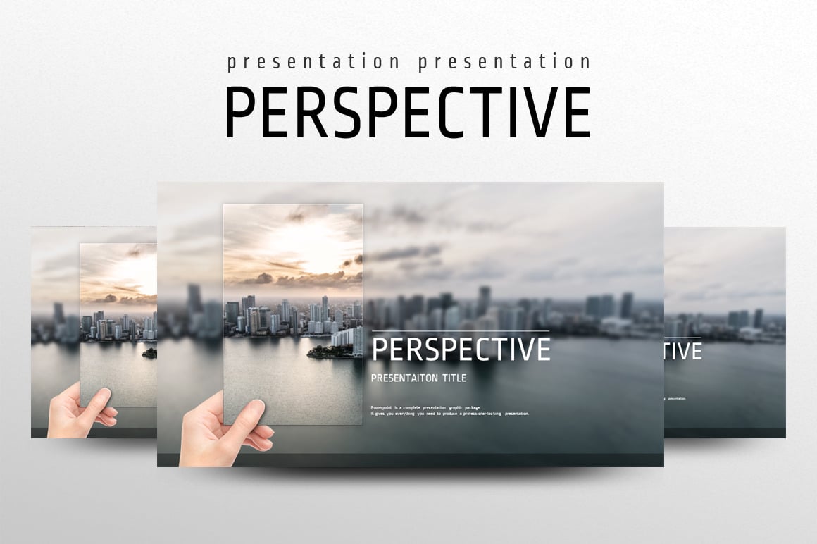 Perspective PowerPoint Template #107269 - TemplateMonster