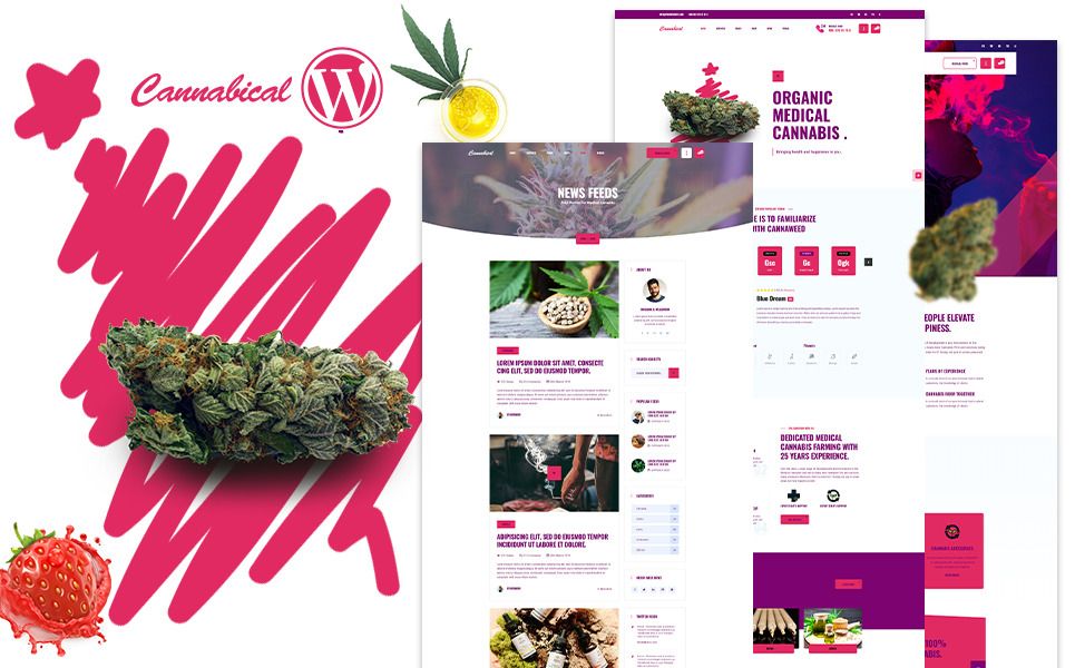 Cannabical | Recreational Cannabis WordPress Theme