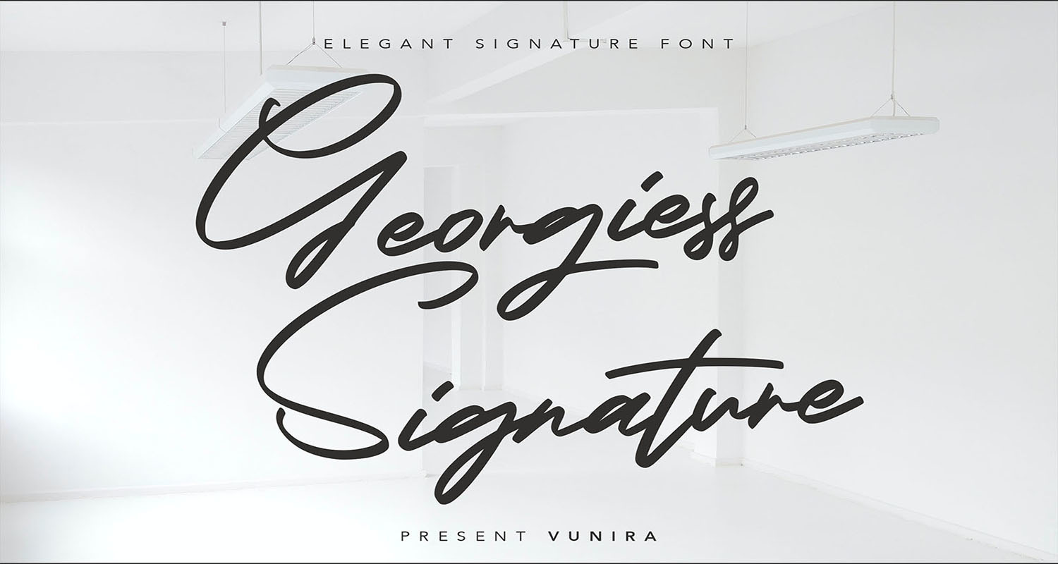 signature style fonts for wordpress