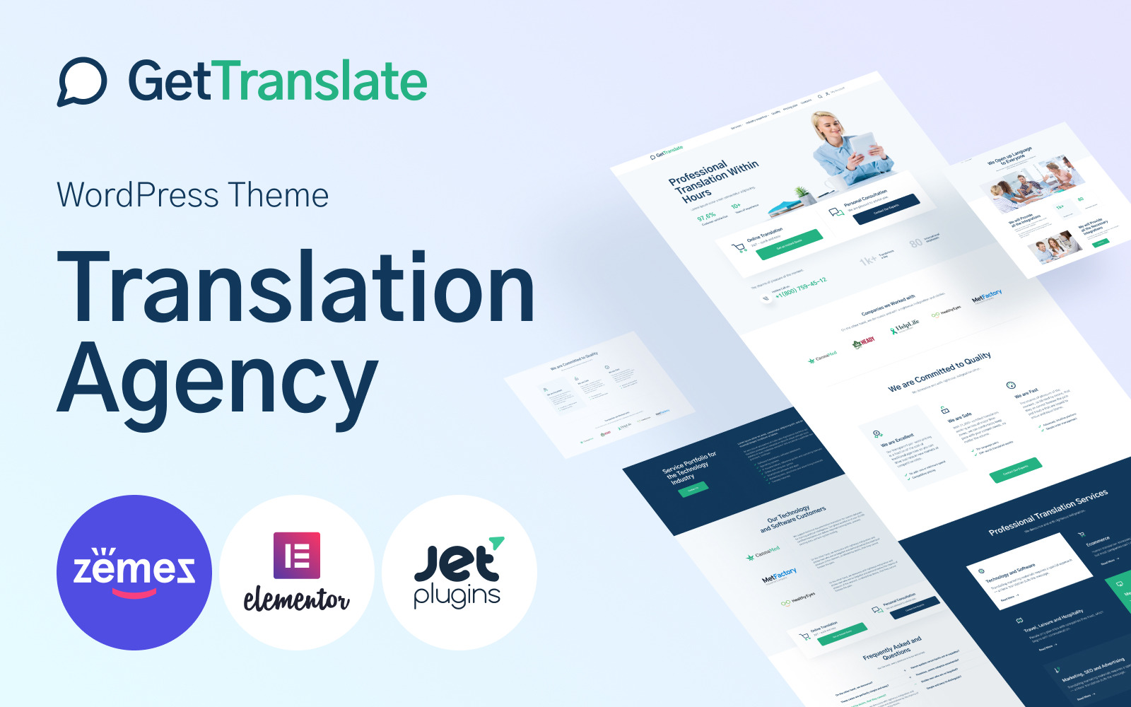 GetTranslate WordPress Theme 121055