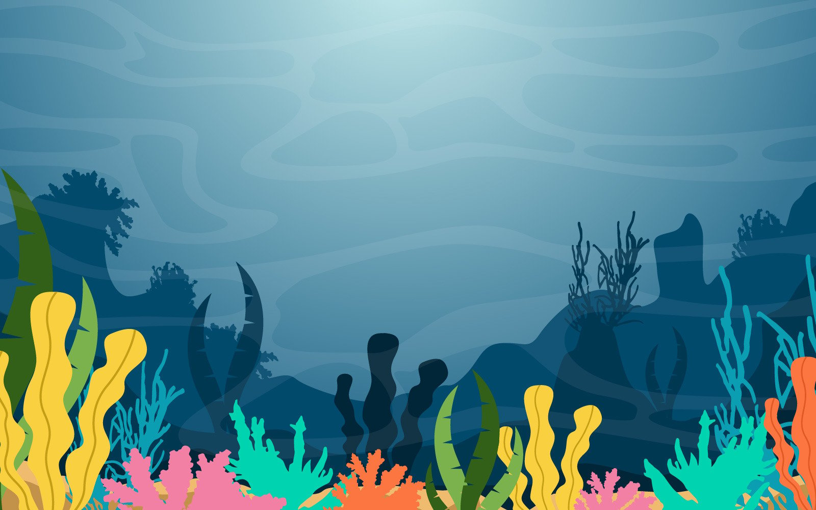 Ocean Coral Reef - Illustration #125141 - TemplateMonster