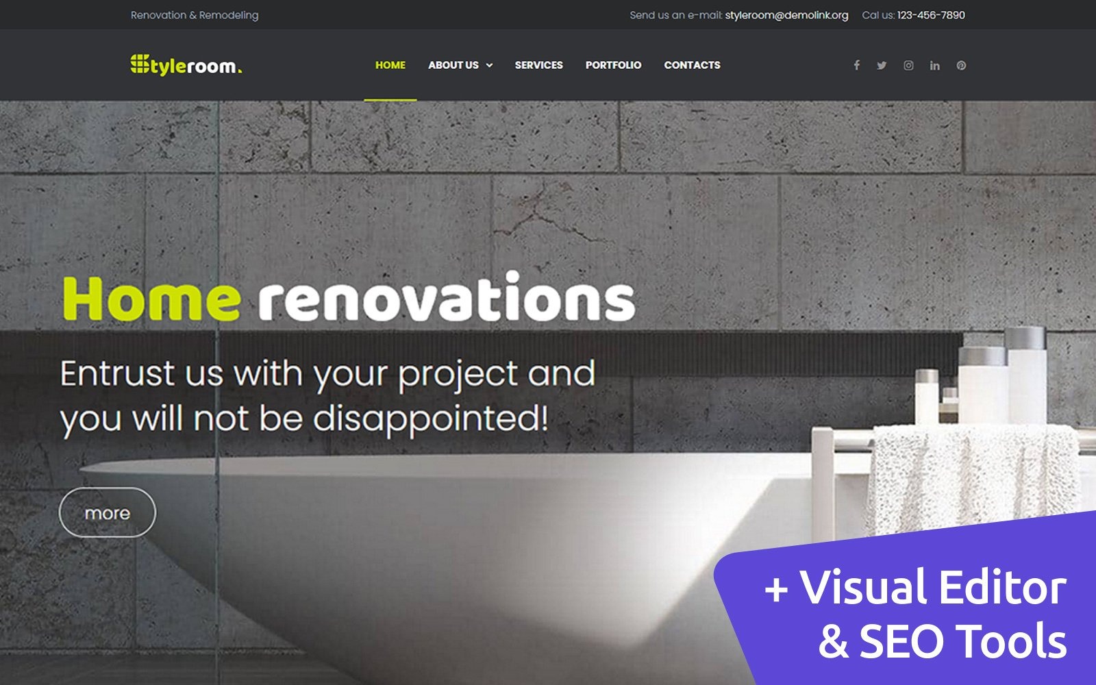 StyleRoom MotoCMS Website 145750