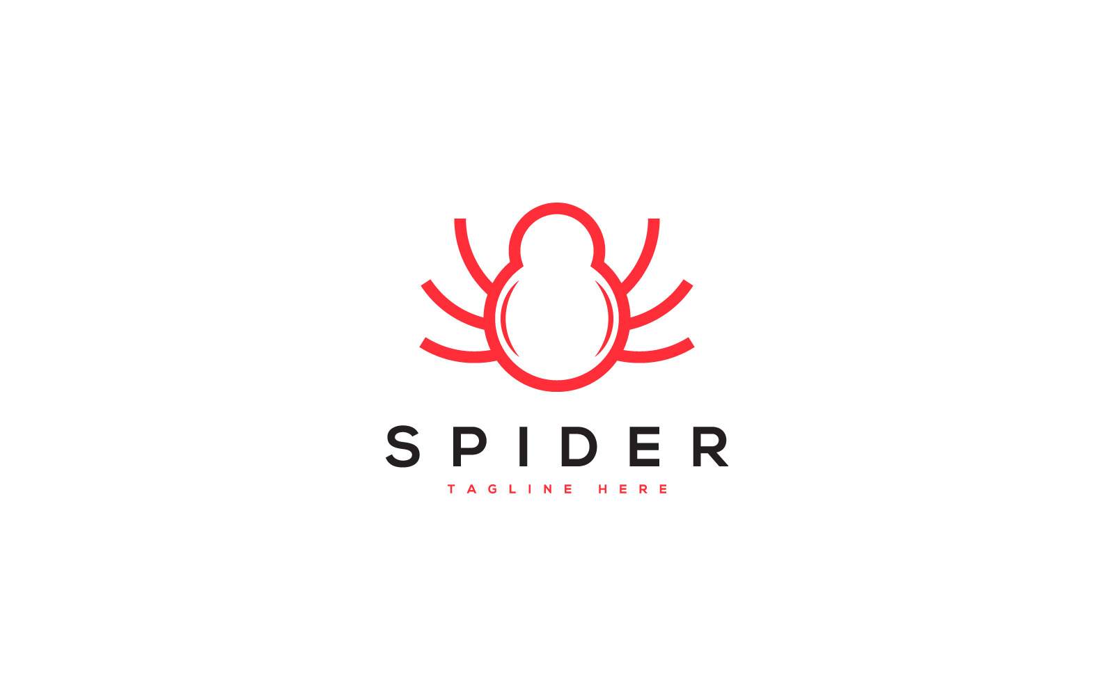 Cute Spider Logo Template #149818 - TemplateMonster