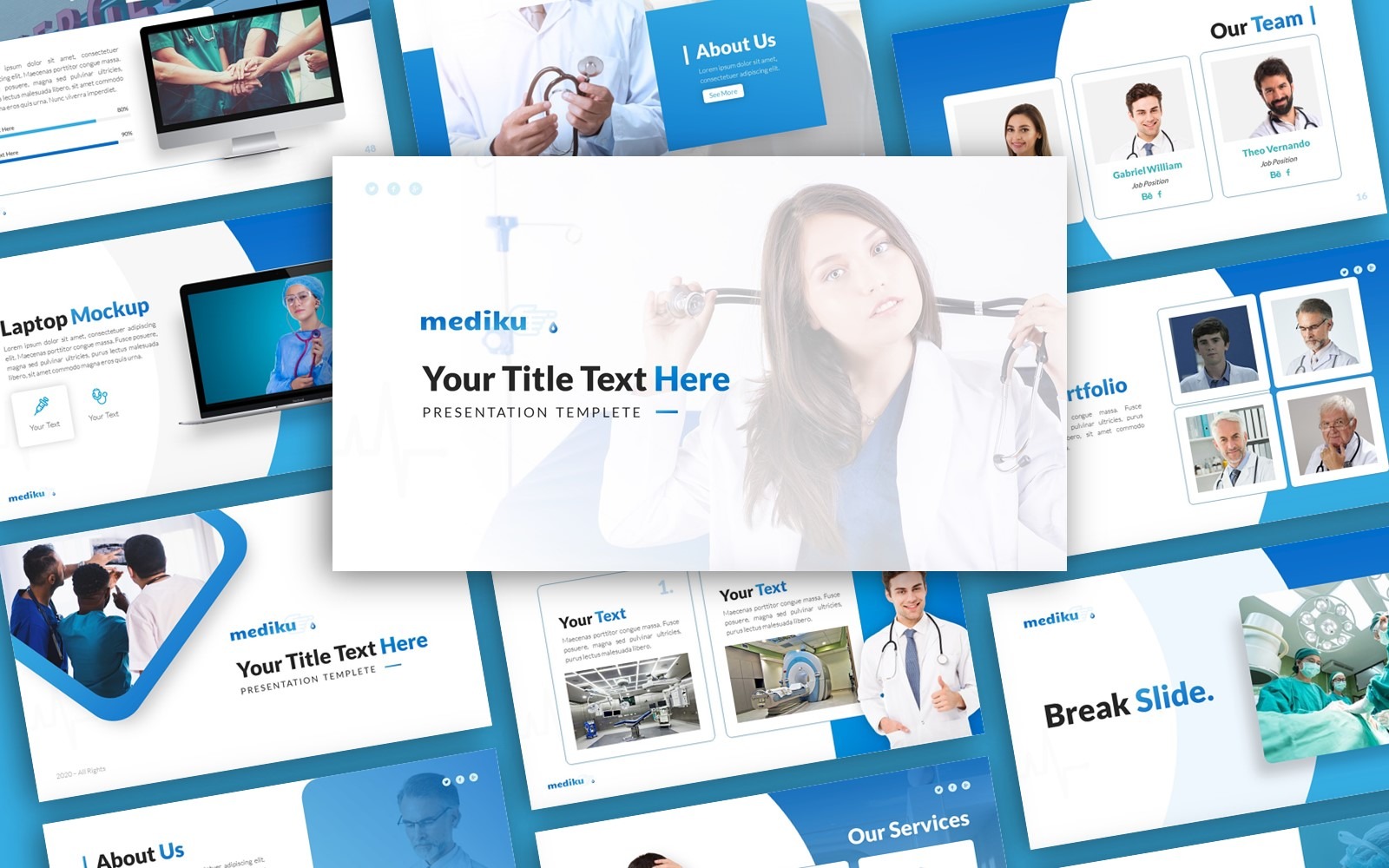 Mediku Medical Presentation PowerPoint Template