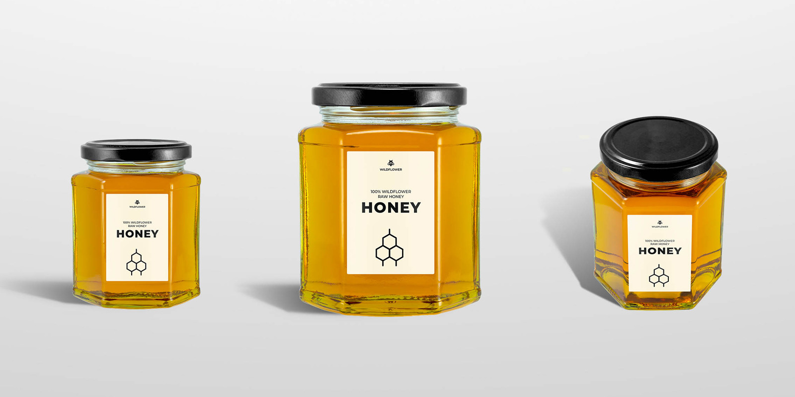 Honey Jar product mockup 160233 TemplateMonster
