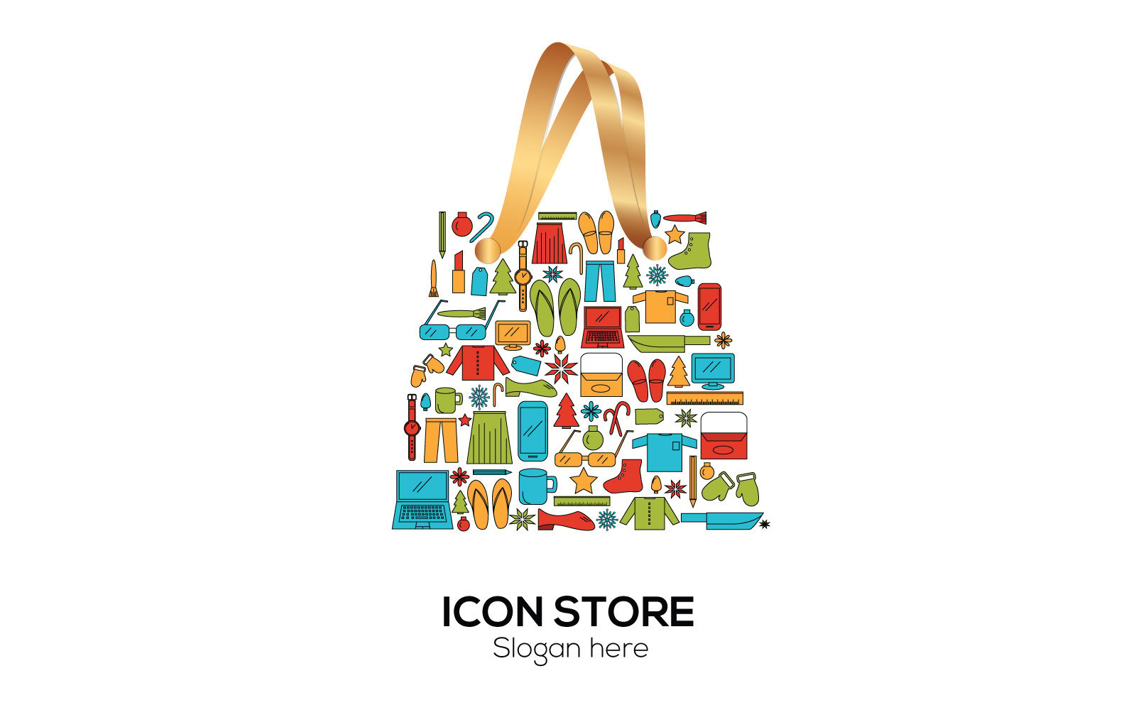 Shop Bag Logo Template 163342 TemplateMonster