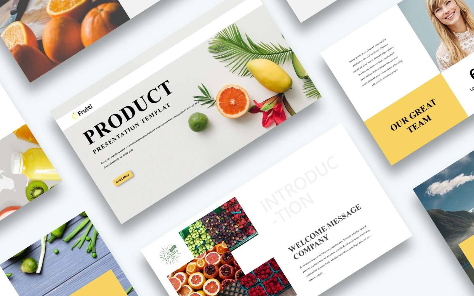 Free Product Presentation PowerPoint template