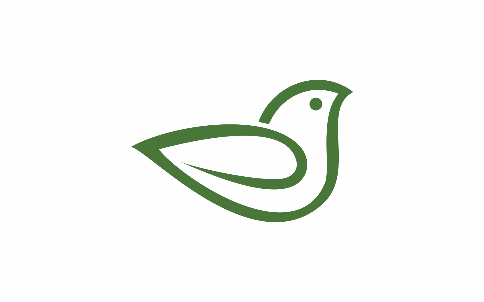Green Bird Logo template 175801 TemplateMonster