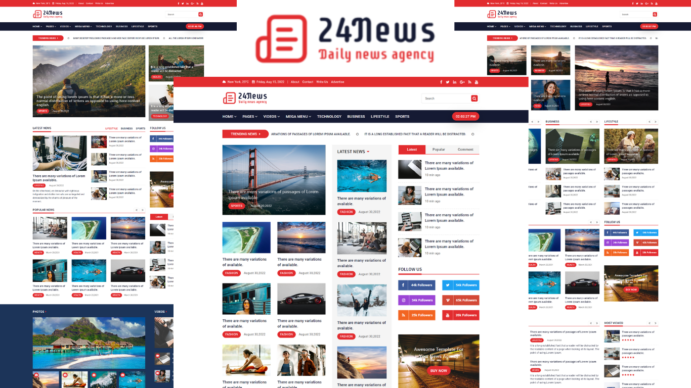 24News - News Agency Bootstrap & Html5 Template