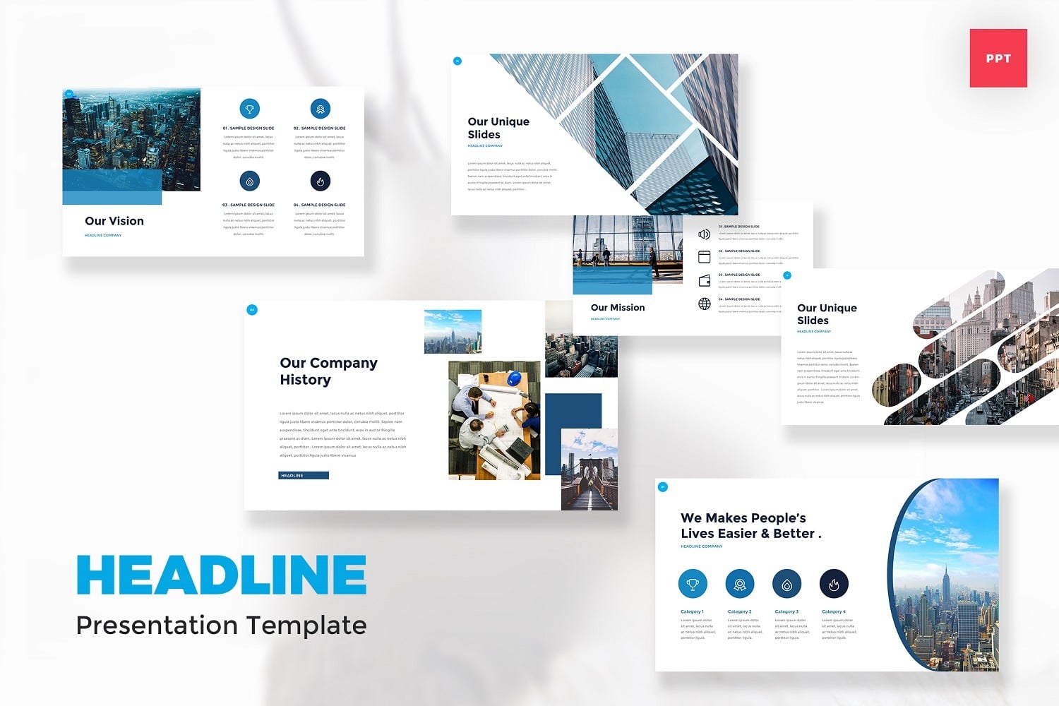 Headline - Creative PowerPoint Template - TemplateMonster