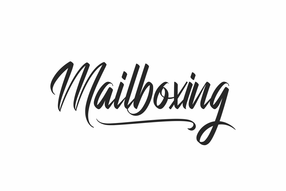 Mailboxing Font 179061 TemplateMonster