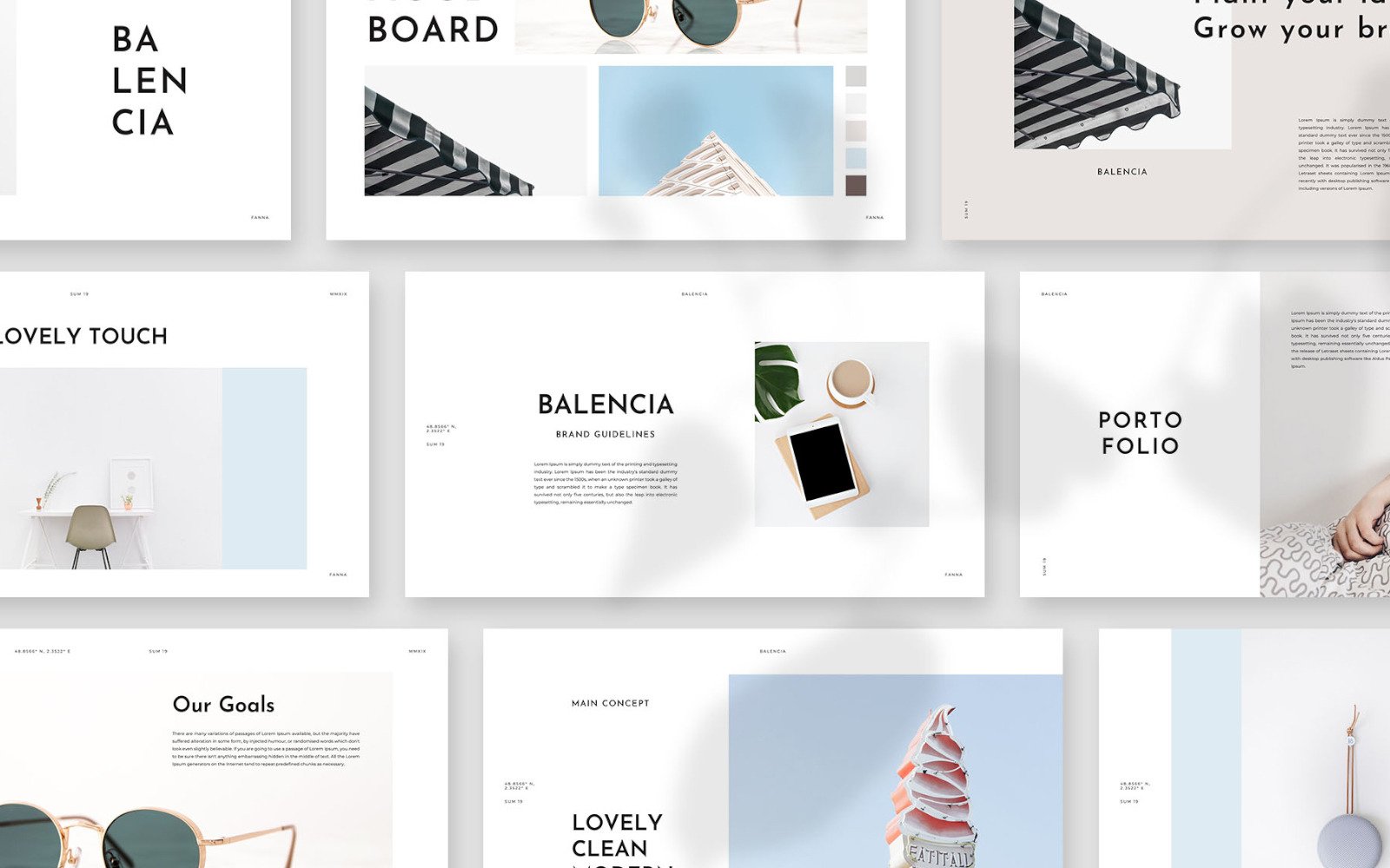 BALENCIA PowerPoint Template #179629 - TemplateMonster